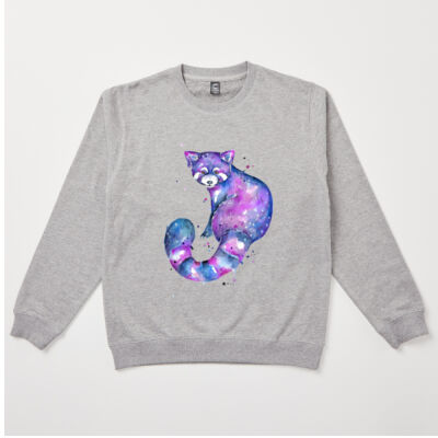 Galaxy Red Panda - Kids Fox Sweatshirt Thumbnail