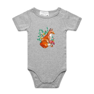 Fox and Mushrooms - Mini-Me One-Piece Thumbnail