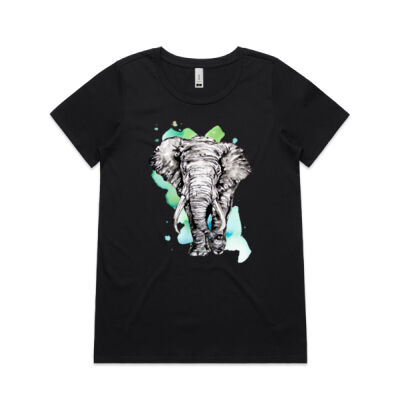 Big Fella - Womens Shallow Scoop Tee Thumbnail