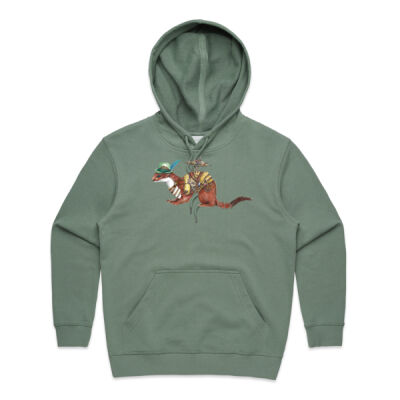Steampunk Stoat - Womens Premium Hood Thumbnail