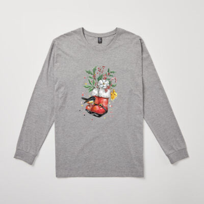 Christmas NZ Tomtit - Mens Kelvin Long Sleeve Tee Thumbnail