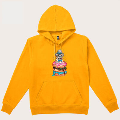 Donut Pug - Kids Egmont Hoodie Thumbnail