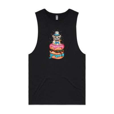 Donut Pug - Mens Barnard Tank Thumbnail