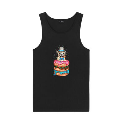 Donut Pug - Mens Concept Singlet Thumbnail