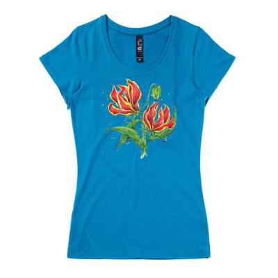 Flame Lilies - Womens Icon Tee Thumbnail