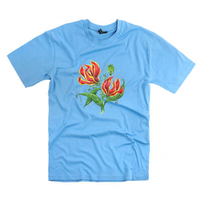 Flame Lilies - Mens Classic T Shirt Thumbnail