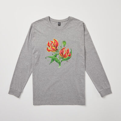 Flame Lilies - Mens Kelvin Long Sleeve Tee Thumbnail