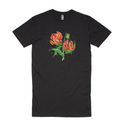 Flame Lilies - Mens Tall Tee Thumbnail