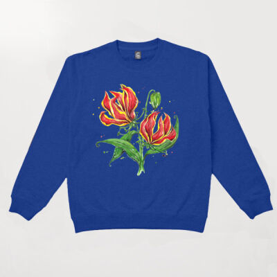 Flame Lilies - Kids Fox Sweatshirt Thumbnail