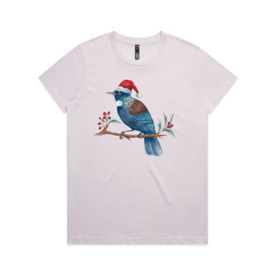 Christmas Tui Bird - AS Colour Womens Maple Tee Thumbnail