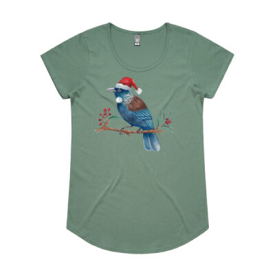 Christmas Tui Bird - AS Colour Womens Mali Tee Thumbnail